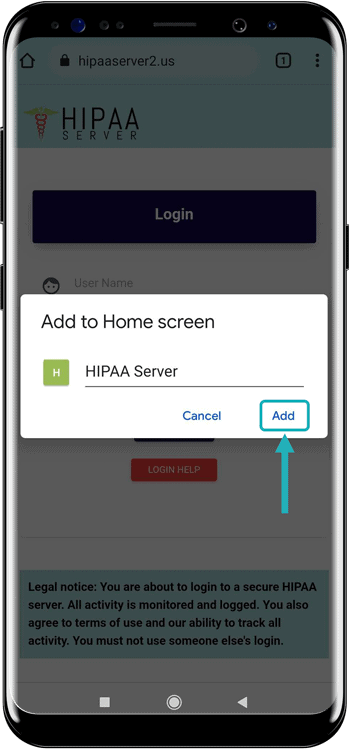 How To Add PatientGain App To Your Android Home Screen
