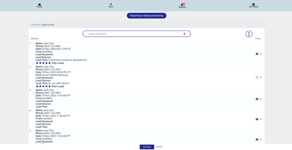 How to Contact Lead in Leads Funnel app
