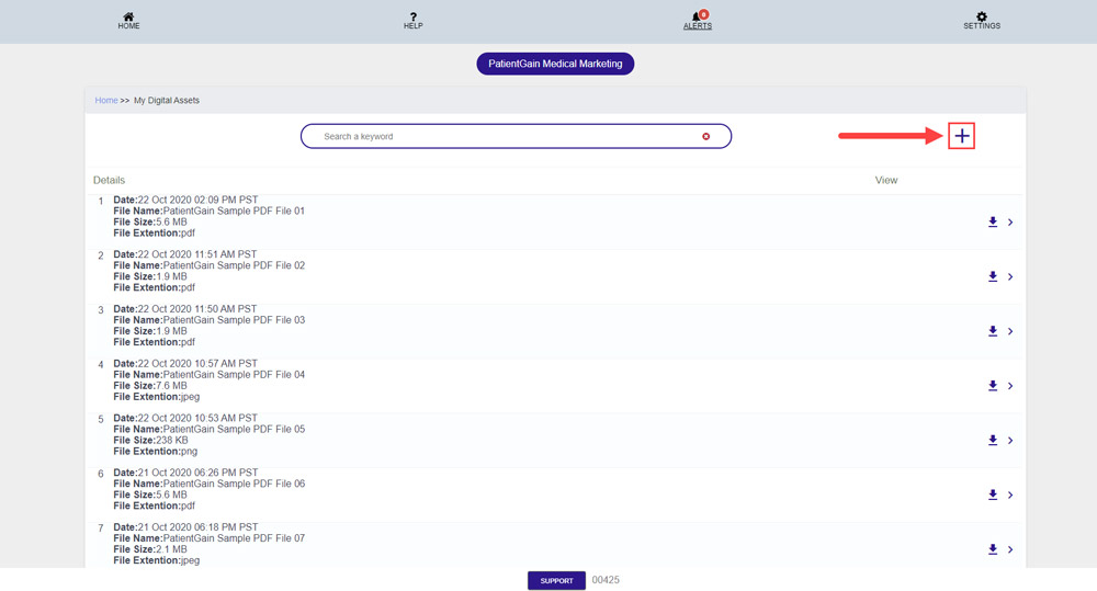 How to Upload Files in Digital Files App