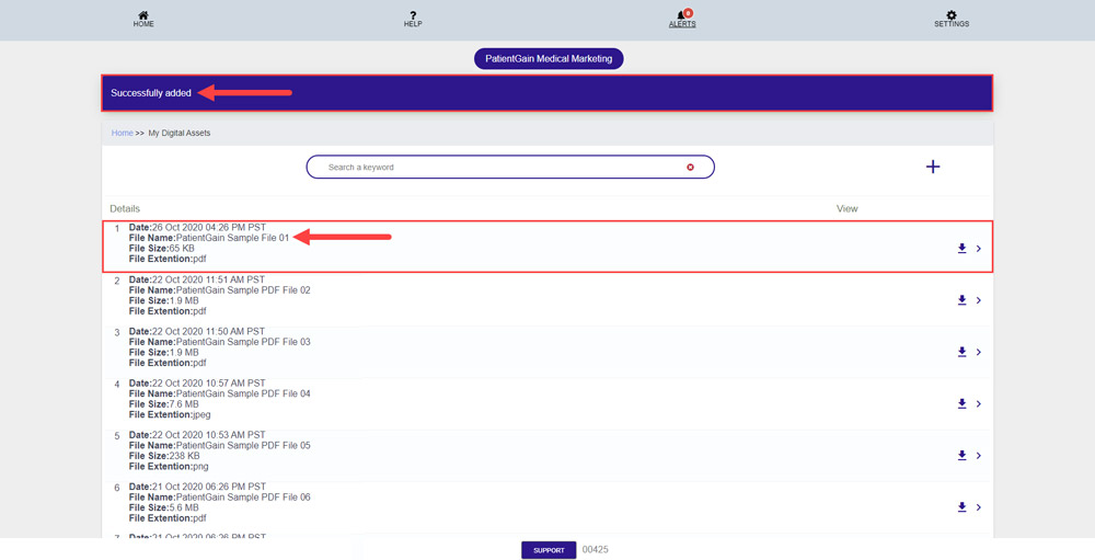How to Upload Files in Digital Files App