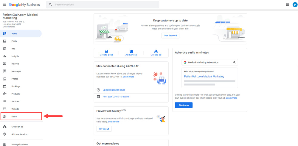 How to Provide Access to Your Google Business Page
