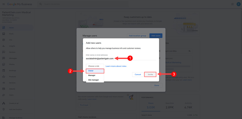 How to Provide Access to Your Google Business Page
