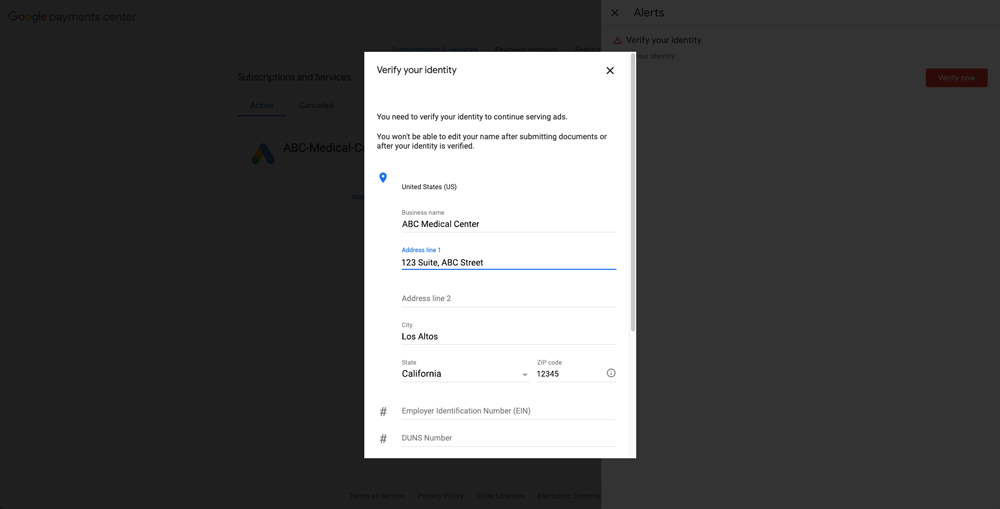 How to Verify Your Identity and Add Credit Card in Google Ads