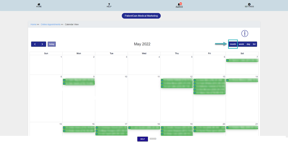 How to check Appointments in Calendar View
