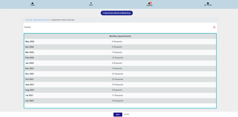 How to Check Monthly Appointment Summary

