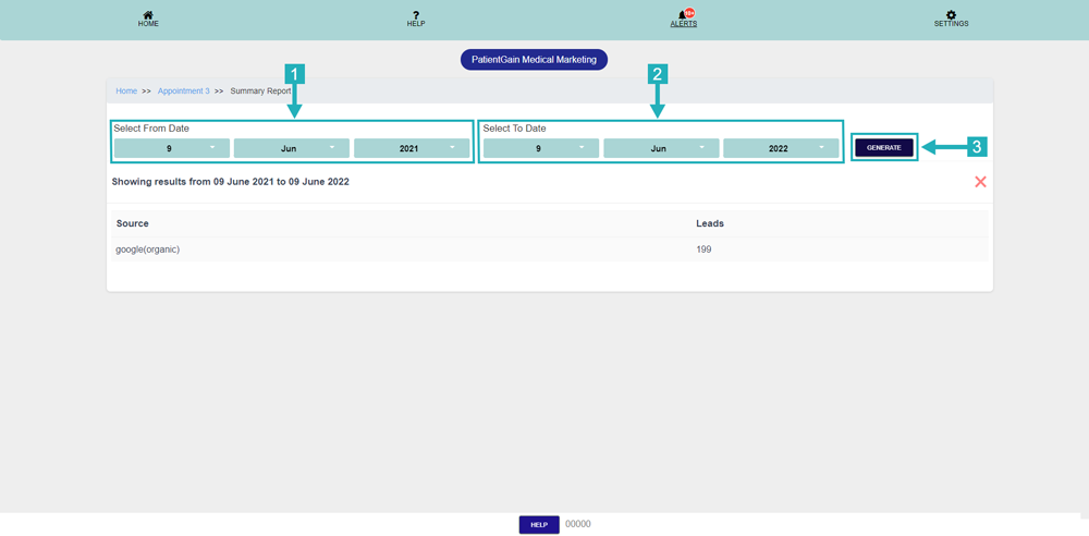 How to Check Summary Report in Appointment App
