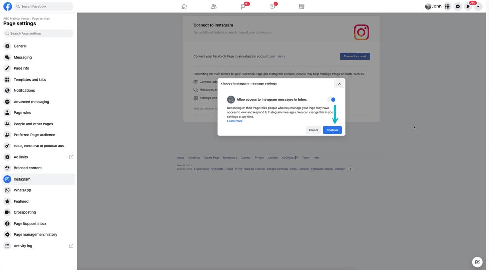 How to Link Your Instagram Account with Facebook Page
