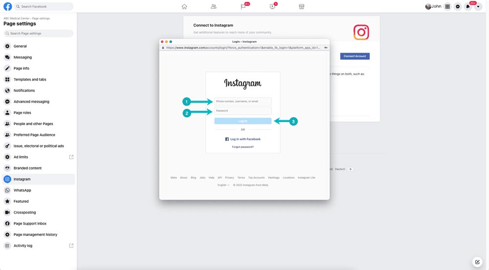 How to Link Your Instagram Account with Facebook Page
