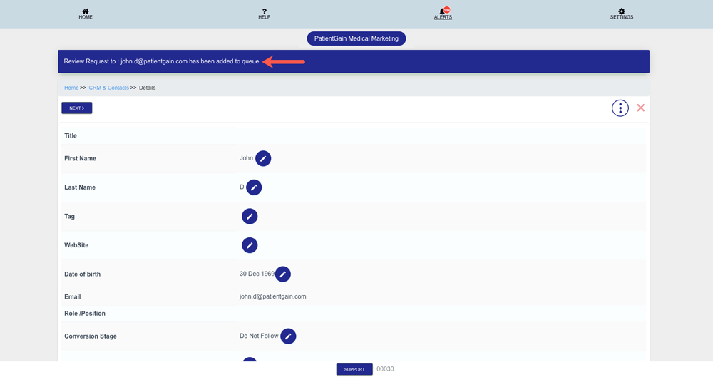 How to Send Review Requests to Specific Contact
