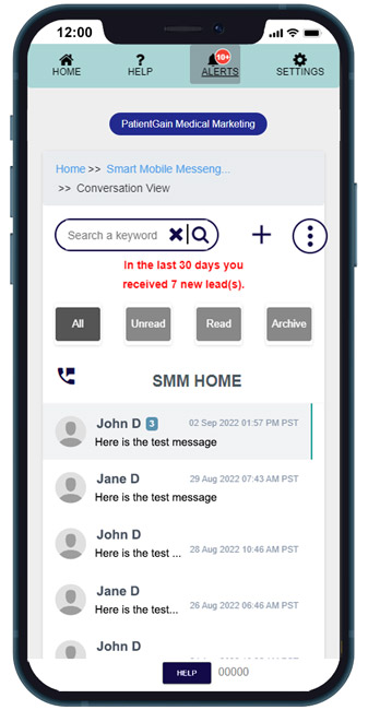 How to Send Text Chatbot/IntelliBot Lead from SMM App