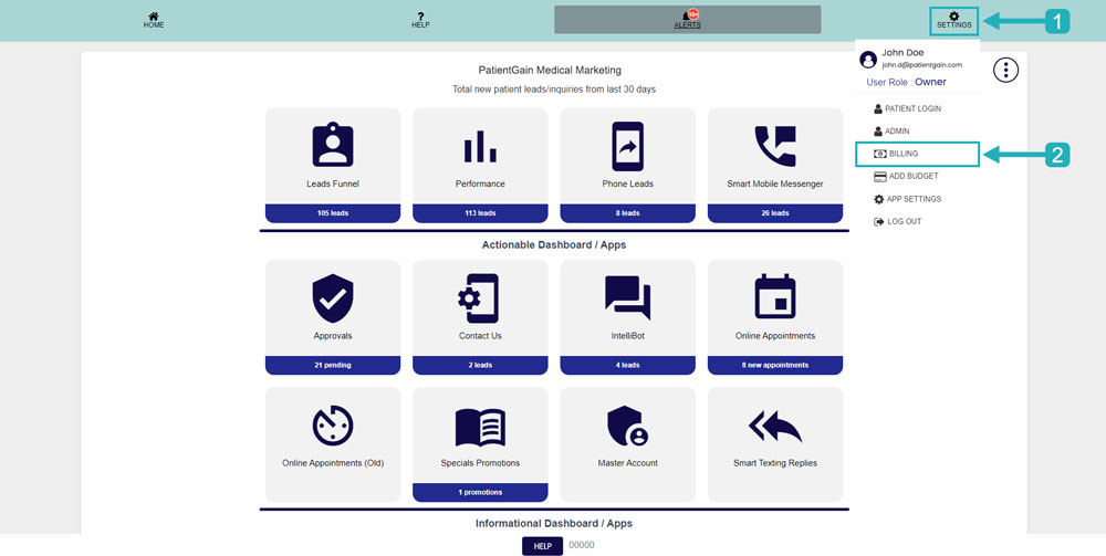 How to Check Billing Information