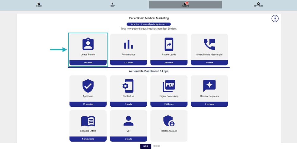 How to Check Graphical Report in Leads Funnel App