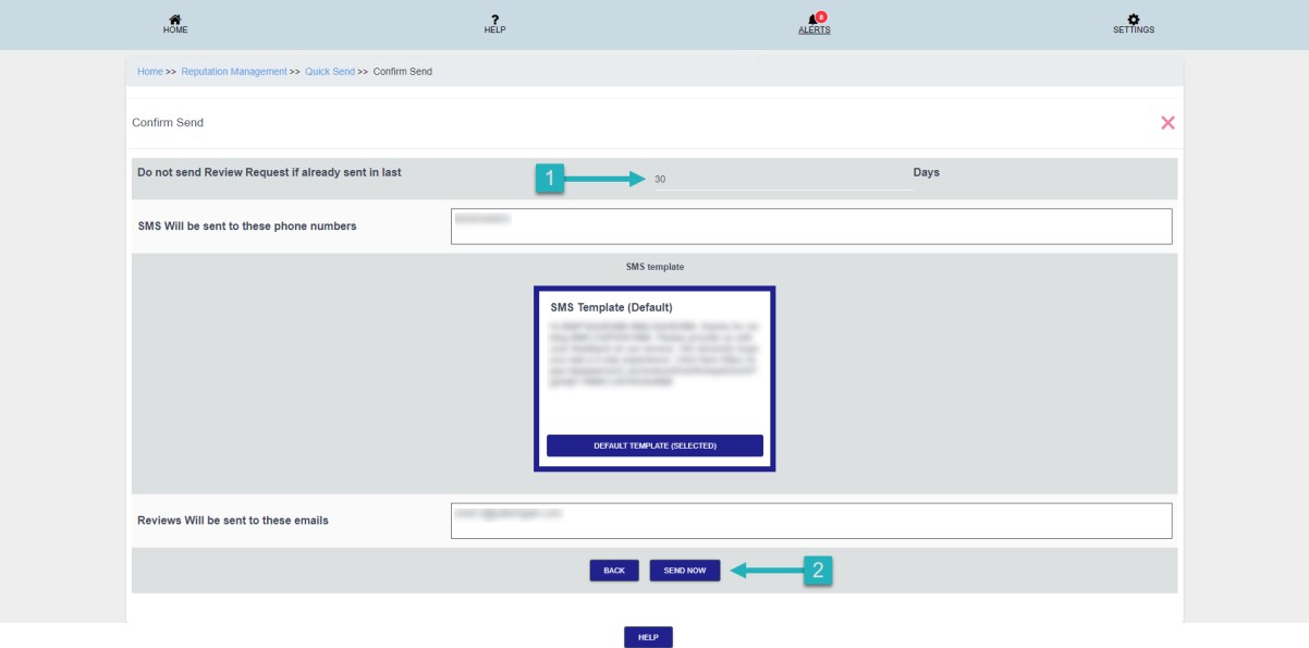 How To Use Quick Send For Reviews