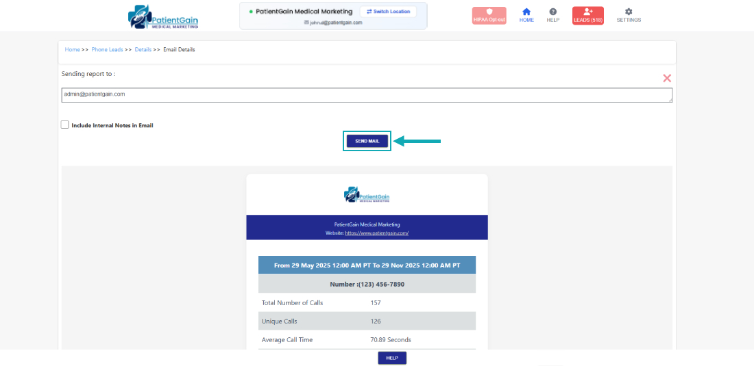 How to Check Summary From Phone Leads App
