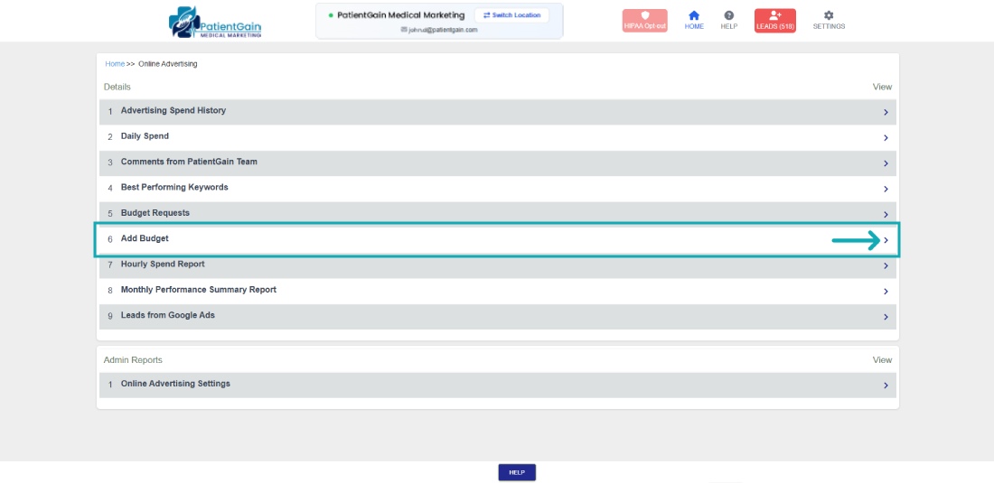 How to Change the Monthly Budget