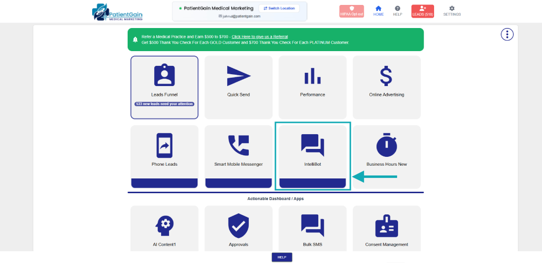 How to Call from Chatbot/IntelliBot App
