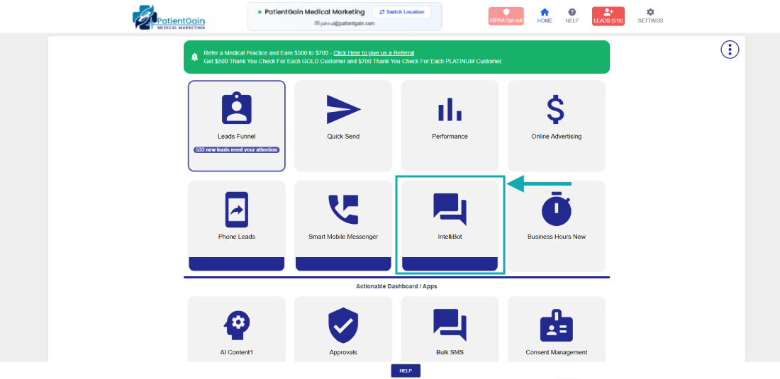 How to Check Monthly Chatbot/IntelliBot Summary
